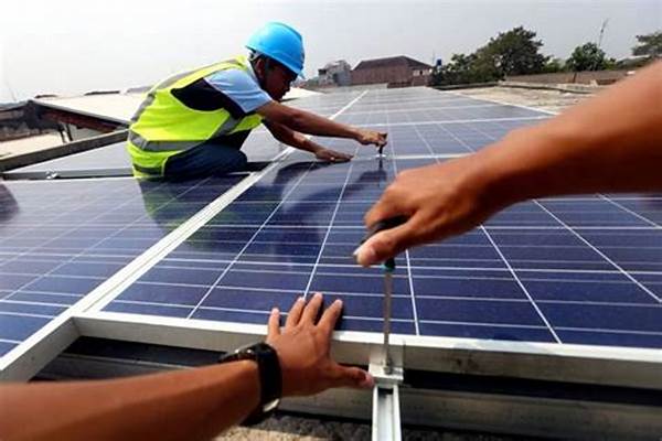 **pemasangan Panel Surya Massal**
