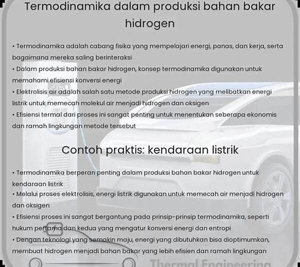 Efisiensi Produksi Bahan Bakar Hidrogen