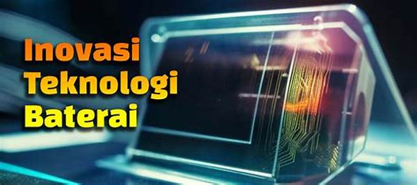 Inovasi Penyimpanan Energi Berbasis Baterai