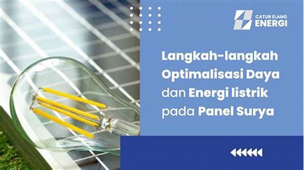 Optimalisasi Daya Energi Surya