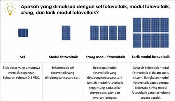 Panel Surya Fotovoltaik Efisien