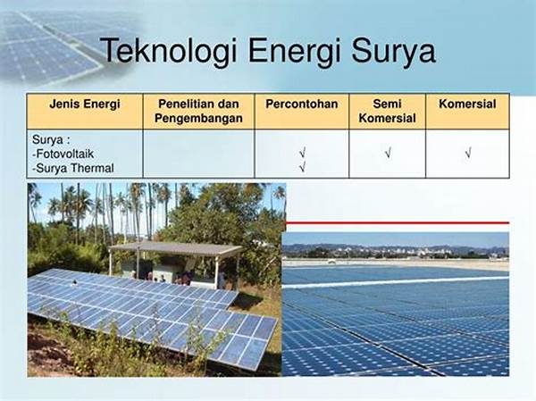 Tren Teknologi Energi Surya Organik