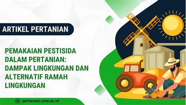 Pengurangan Dampak Lingkungan Pertanian
