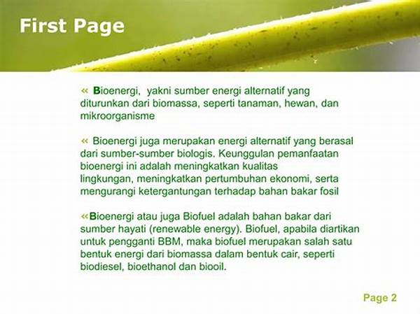 Teknologi Biomassa Penghasil Bioenergi