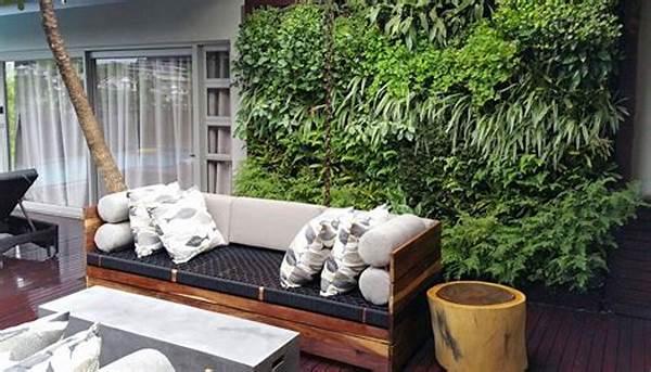 Desain Eksterior Rumah Dengan Taman Vertikal