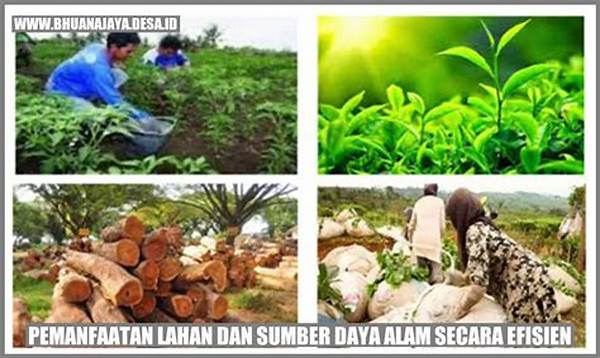 Pemanfaatan Sumber Daya Alam Hijau