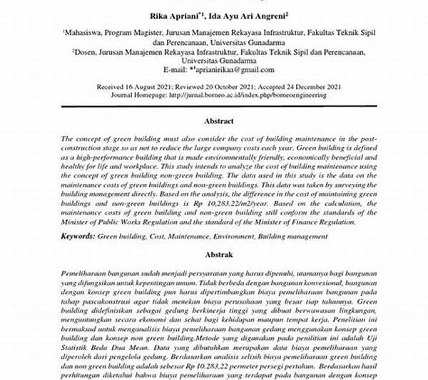 Analisis Performa Pemeliharaan Reaktor