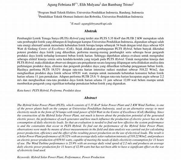 Evaluasi Kinerja Pembangkit Listrik Besar