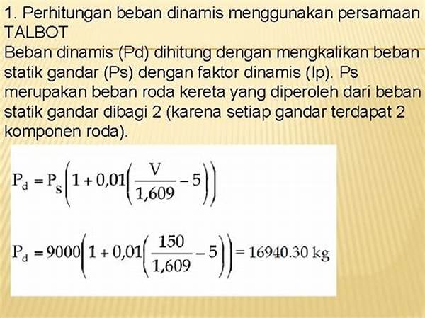 Pengaruh Beban Dinamis Penopang